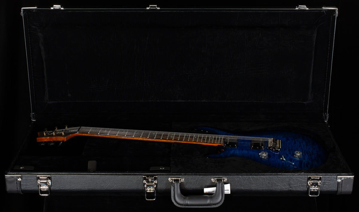PRS Custom 24 Aquamarine Quilted Maple 10 Top Lefty (594)