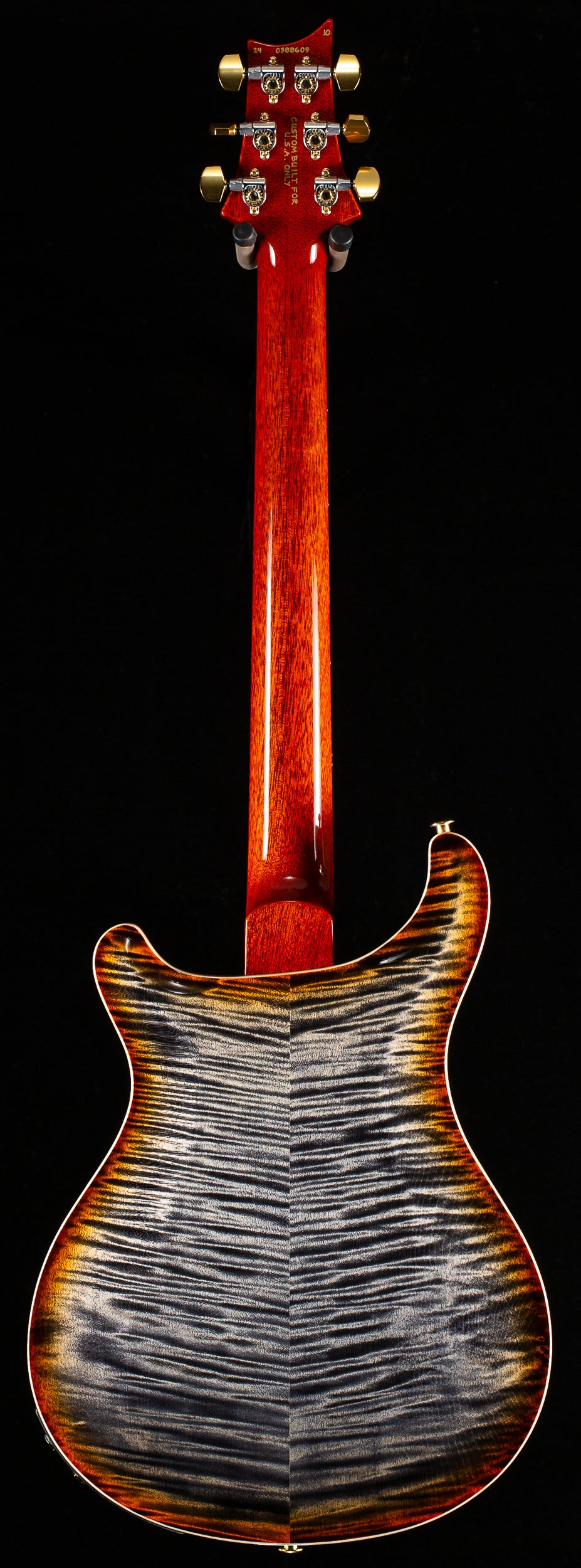 PRS Wood Library Hollowbody II Piezo Burnt Maple Leaf 10 Top (609)