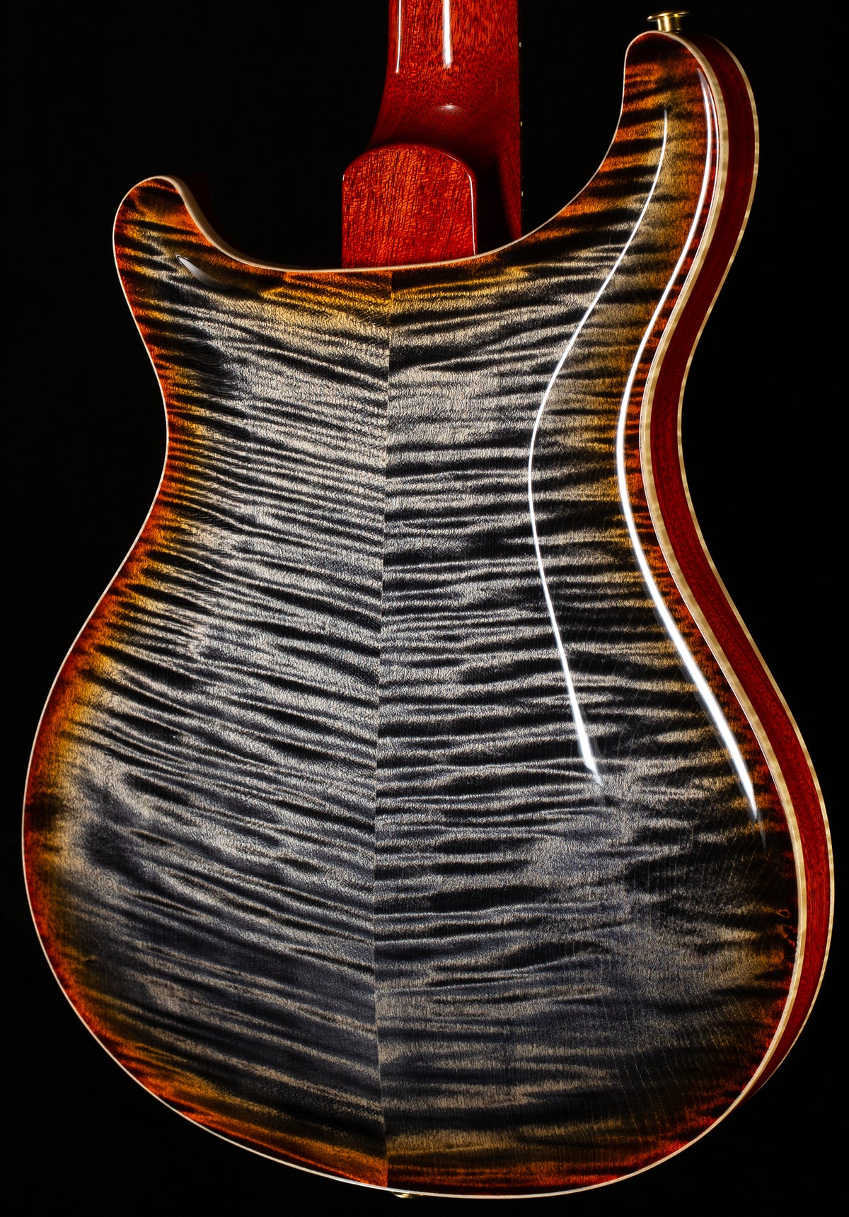 PRS Wood Library Hollowbody II Piezo Burnt Maple Leaf 10 Top (609)