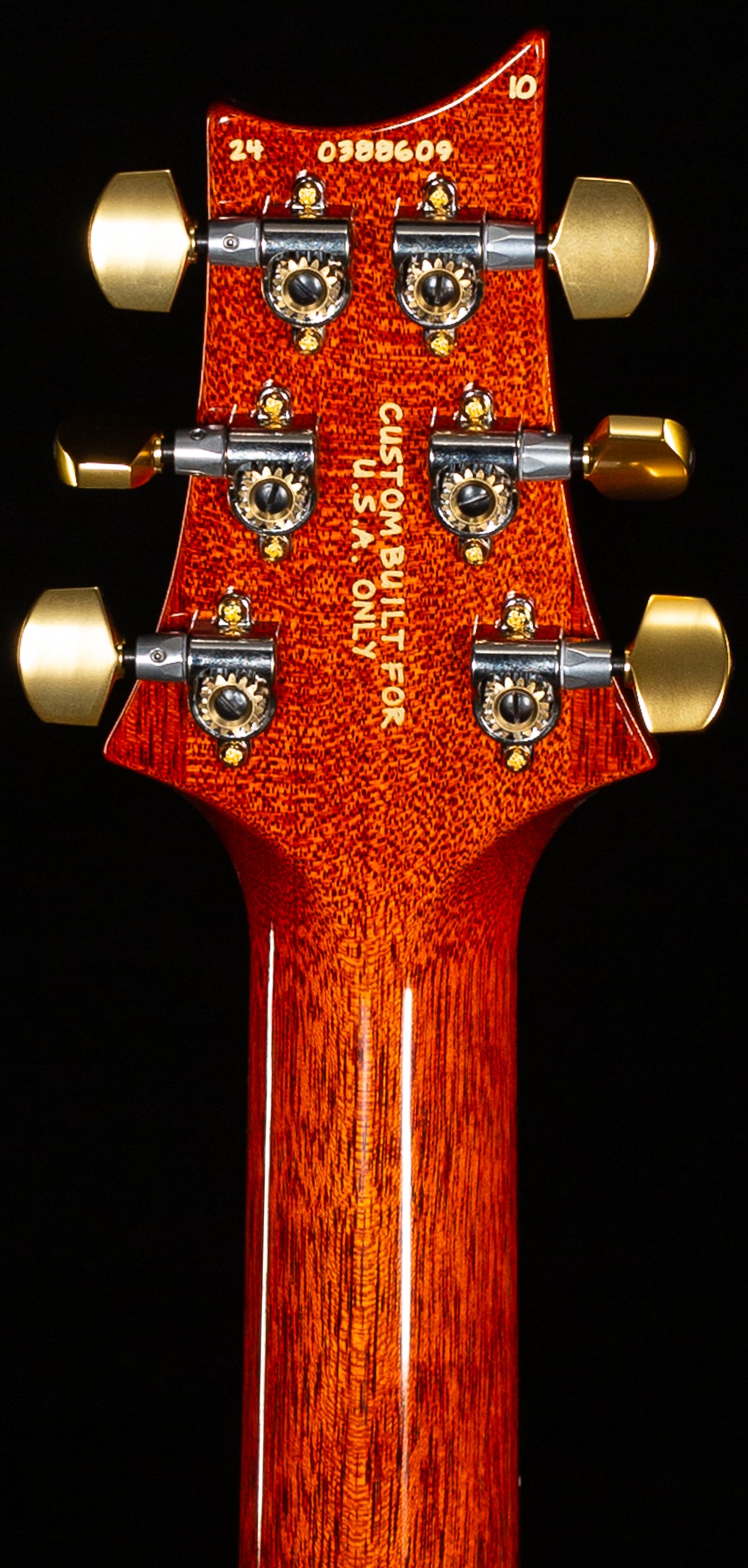 PRS Wood Library Hollowbody II Piezo Burnt Maple Leaf 10 Top (609)