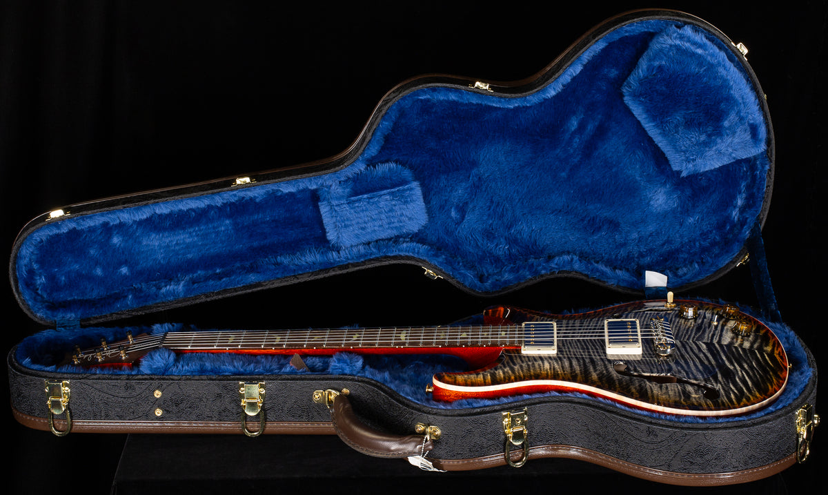 PRS Wood Library Hollowbody II Piezo Burnt Maple Leaf 10 Top (609)