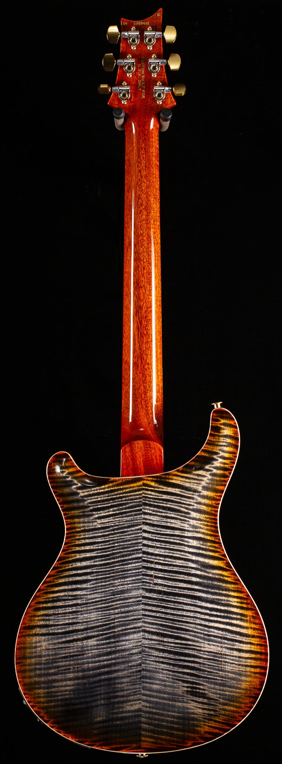 PRS Wood Library Hollowbody II Piezo Burnt Maple Leaf 10 Top Brazilian Rosewood (610)