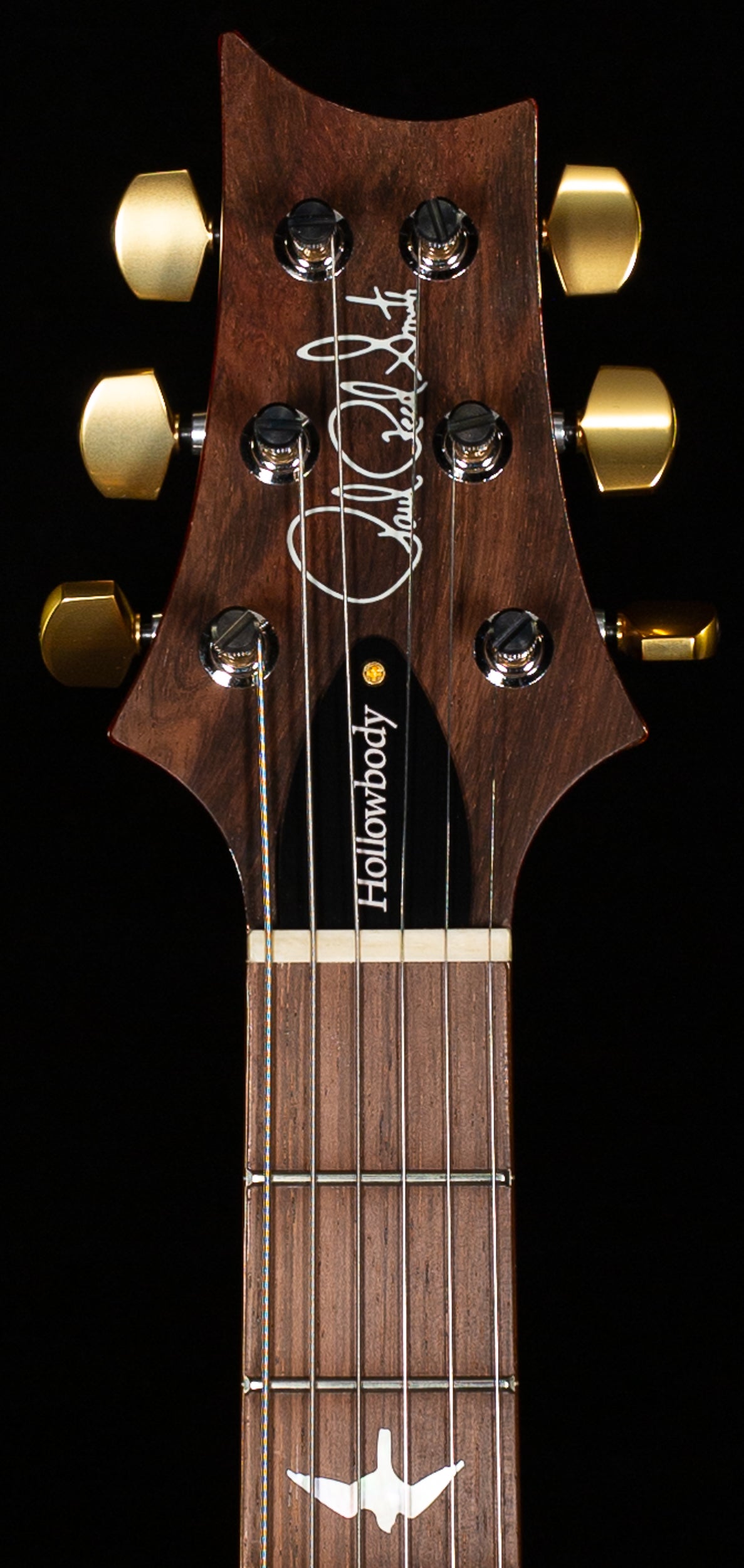 PRS Wood Library Hollowbody II Piezo Burnt Maple Leaf 10 Top Brazilian Rosewood (610)