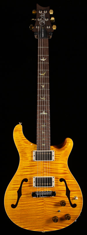 PRS Wood Library Hollowbody II Piezo 10 Top Santana Yellow Brazilian Rosewood (612)