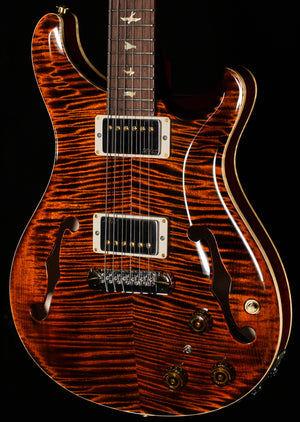 PRS Wood Library Hollowbody II Piezo Orange Tiger 10 Brazilian Rosewood (750)