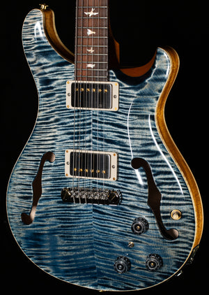 PRS Wood Library Hollowbody II Piezo Faded Whale Blue 10 Top Brazilian Rosewood (756)