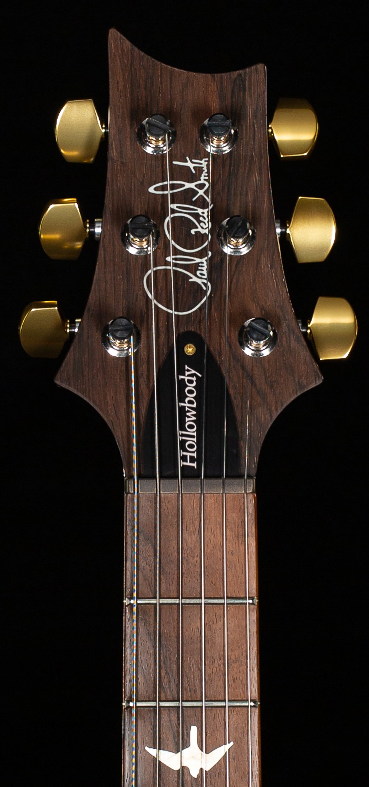PRS Wood Library Hollowbody II Piezo Orange Tiger 10 Top