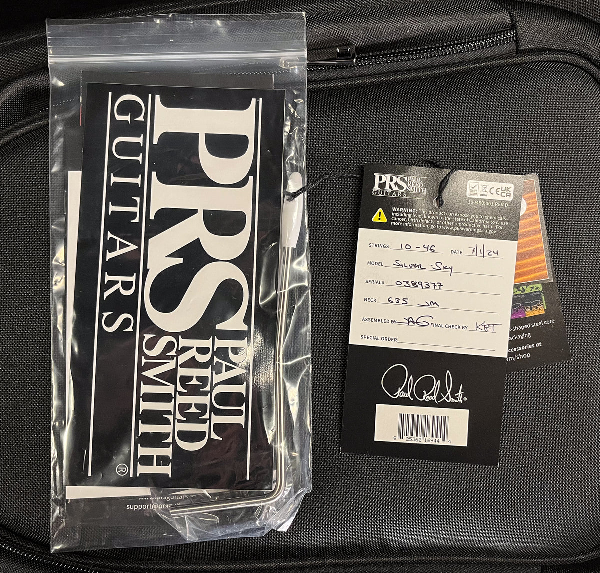 PRS John Mayer Silver Sky Midnight Rose (377)