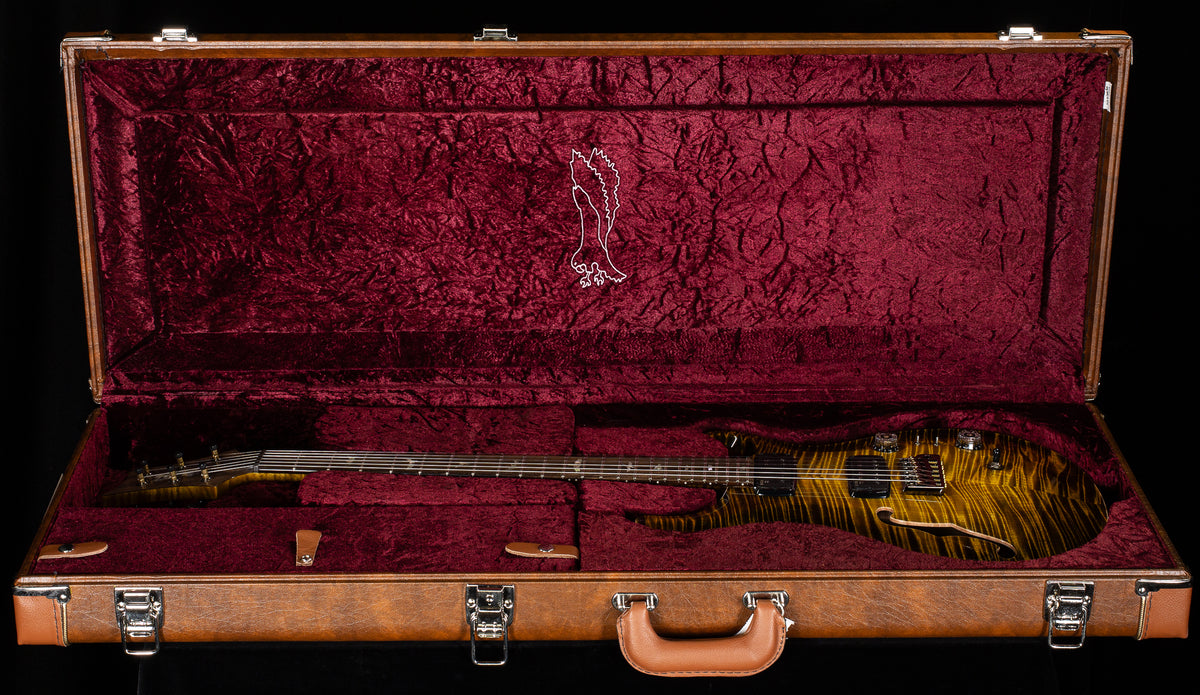 PRS Private Stock 11604 Custom 24-08 Semi-Hollow Tiger Eye Glow (354)