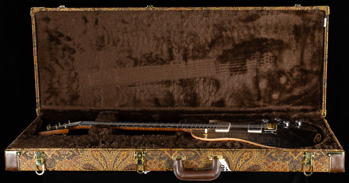 2024 PRS Wood Library Tremonti Grey Black Fade 10 Top Torrefied Flamed Maple Neck