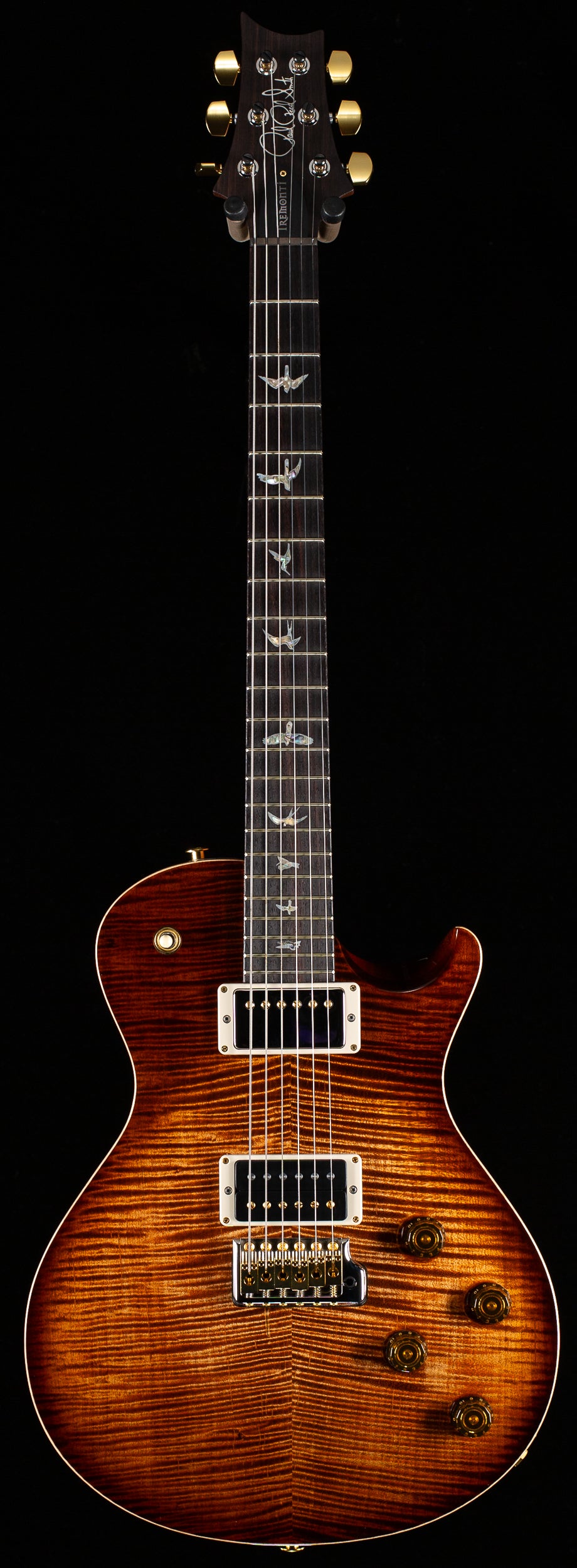 PRS Wood Library Tremonti Copperhead Burst 10 Top Torrefied Flamed Maple Neck (020)