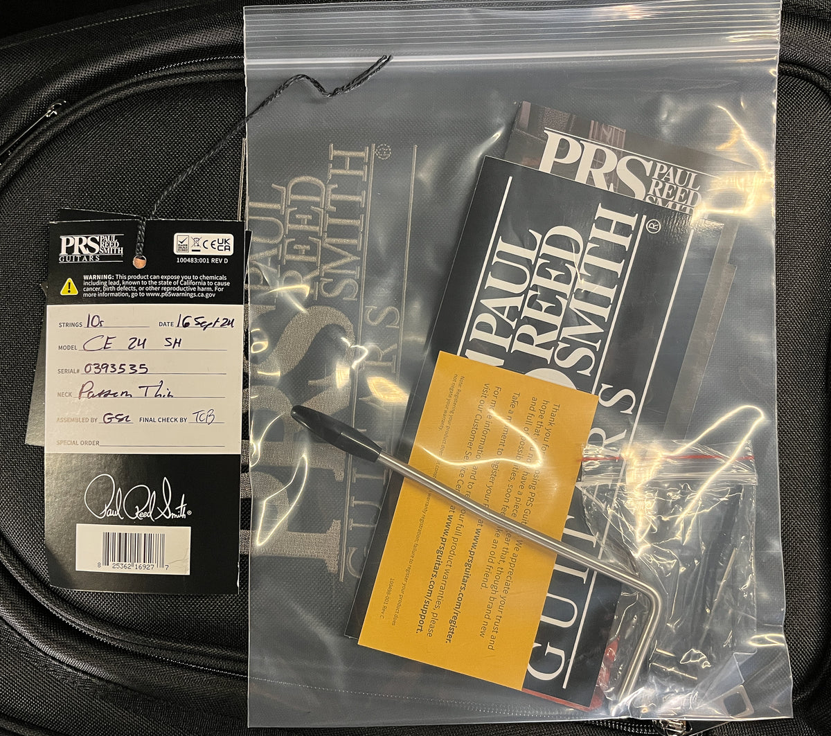 PRS CE 24 Semi-Hollow Dark Cherry Sunburst (535)