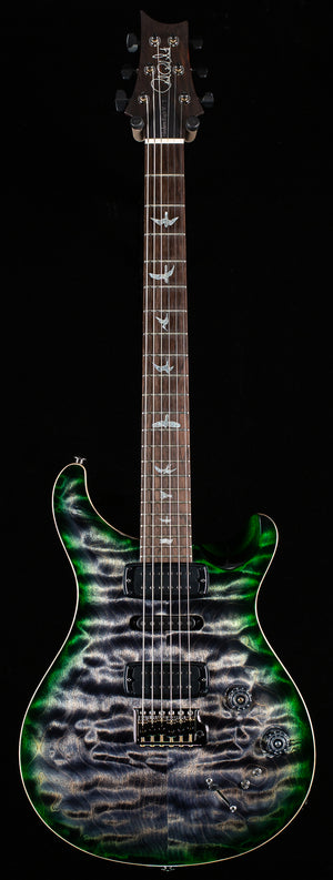 PRS Willcutt Exclusive Wood Library Modern Eagle V Charcoal Jade Burst Quilted Maple 10-Top (208)