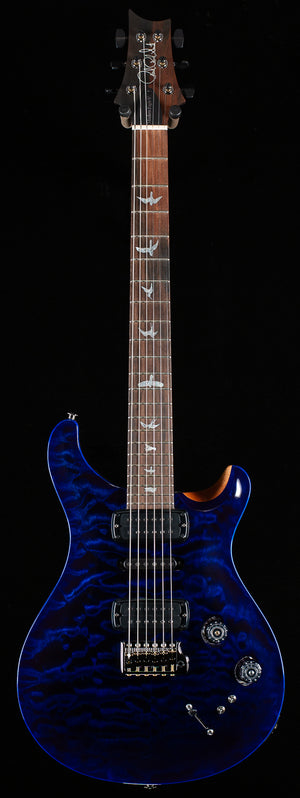 PRS Willcutt Exclusive Wood Library Modern Eagle V Quilt Maple 10-Top Custom Color Blue Indigo (211)