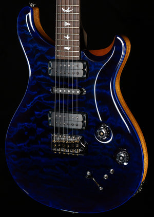 PRS Willcutt Exclusive Wood Library Modern Eagle V Quilt Maple 10-Top Custom Color Blue Indigo (211)