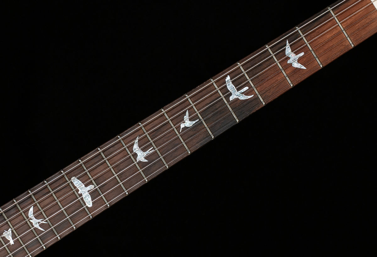 PRS Willcutt Exclusive Wood Library Modern Eagle V Quilt Maple 10-Top Whale Blue (211)