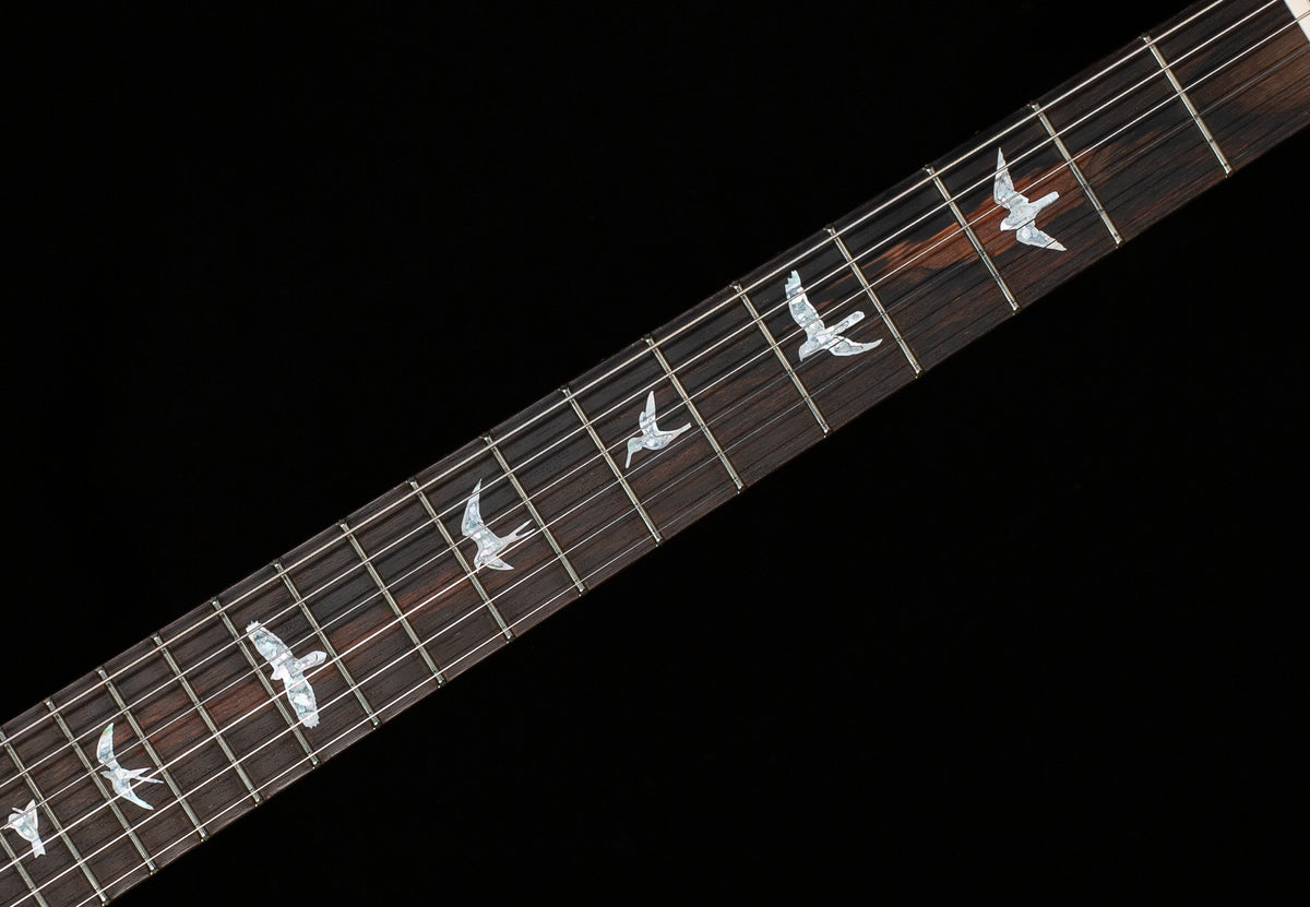 PRS Willcutt Exclusive Wood Library Modern Eagle V Orange Tiger Quilted Maple 10 Top (213)