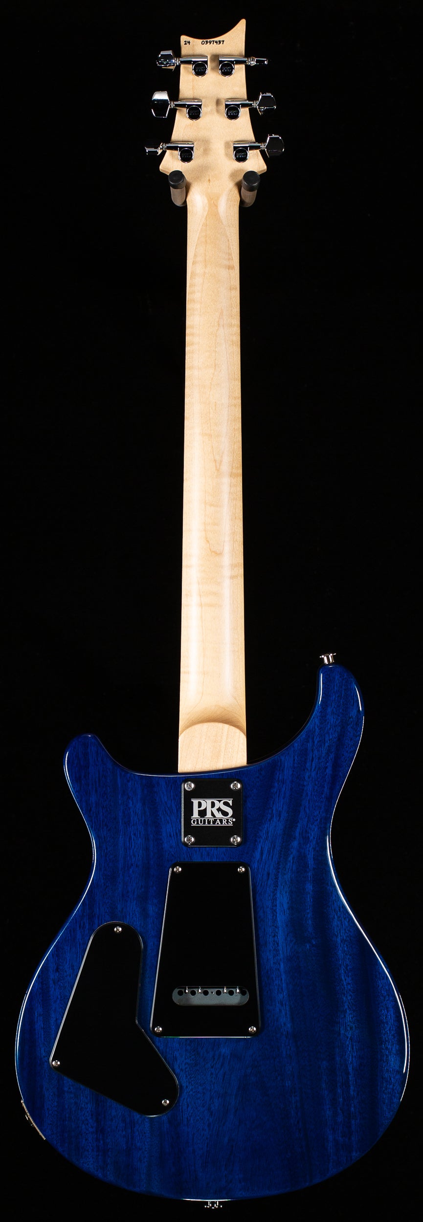 PRS CE 24 Willcutt Exclusive Run Faded Gray Black Blue Burst w/ Blue Back (437)