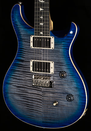 PRS CE 24 Willcutt Exclusive Run Faded Gray Black Blue Burst w/ Blue Back (437)