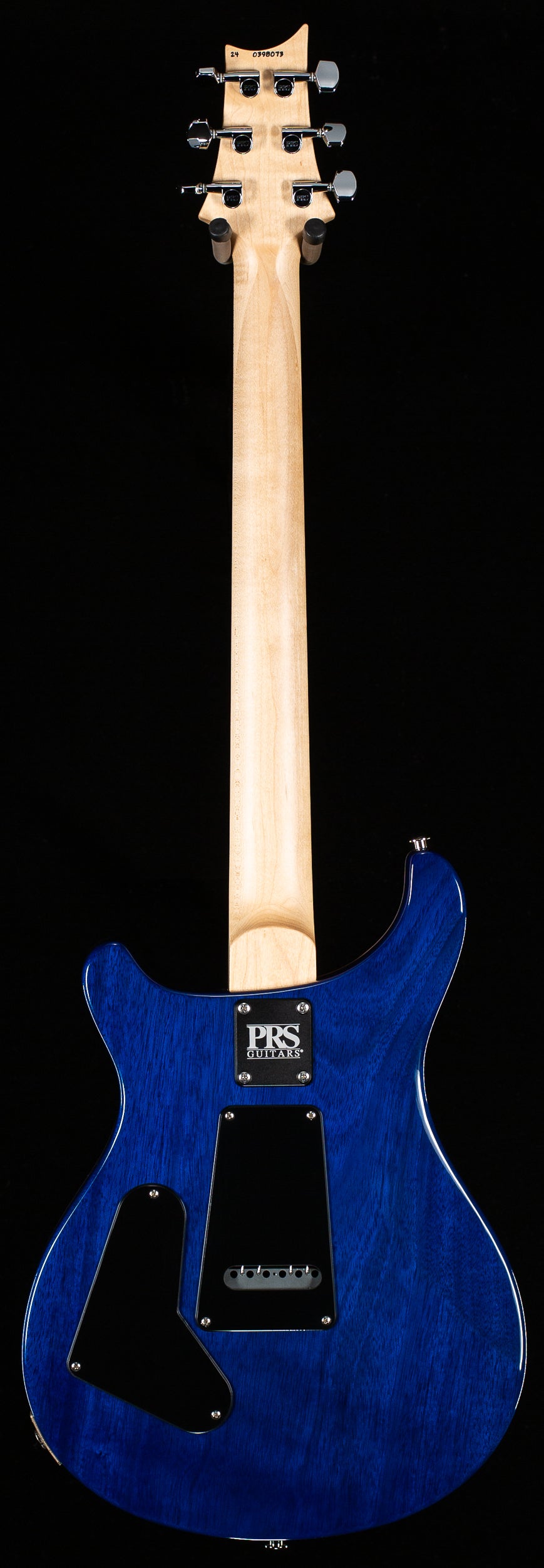 PRS CE 24 Willcutt Exclusive Run Faded Gray Black Blue Burst w/ Blue Back (073)