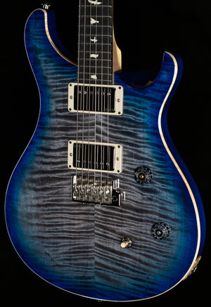 PRS CE 24 Willcutt Exclusive Run Faded Gray Black Blue Burst w/ Blue Backrst (073)