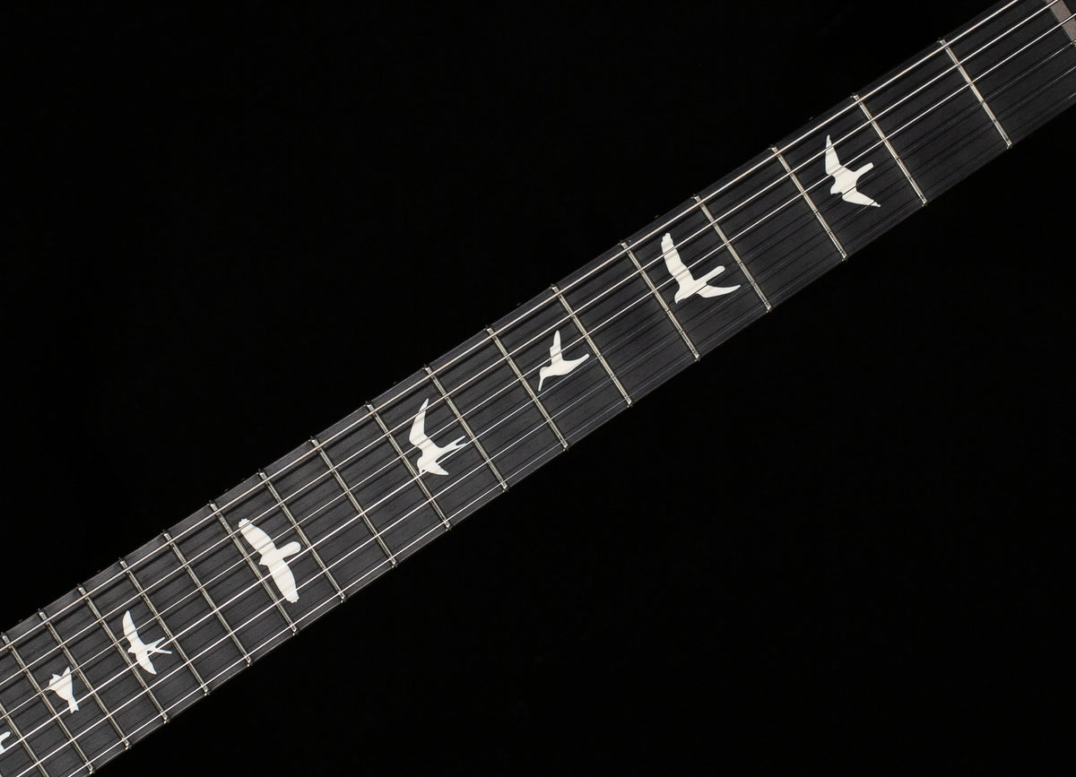 PRS CE 24 Willcutt Exclusive Run Faded Gray Black Blue Burst w/ Blue Back (073)