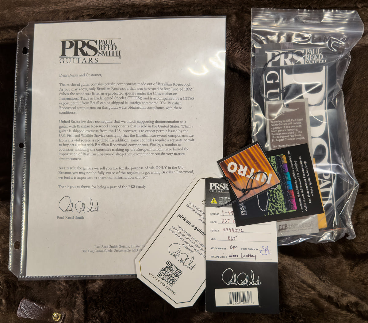 PRS Wood Library Willcutt Exclusive DGT Korina Neck Santana Yellow 10 Top (272)