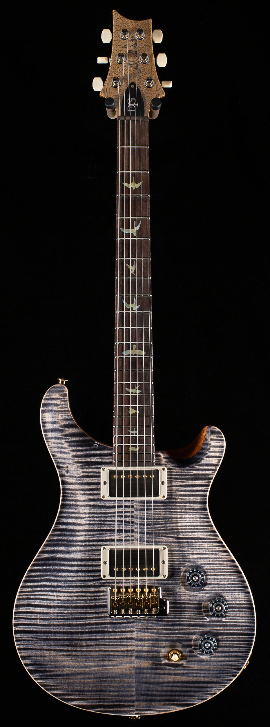 PRS Wood Library Willcutt Exclusive DGT Korina Neck Charcoal 10 Top (277)