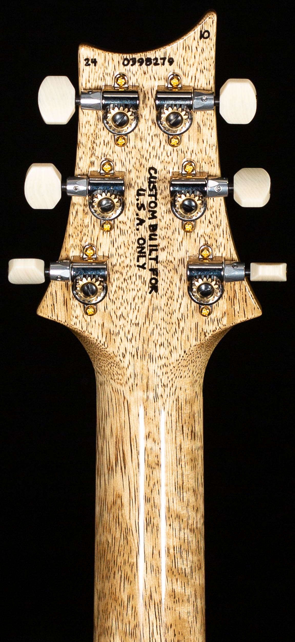 PRS Wood Library Willcutt Exclusive DGT Korina Neck Aquableux 10 Top (279)