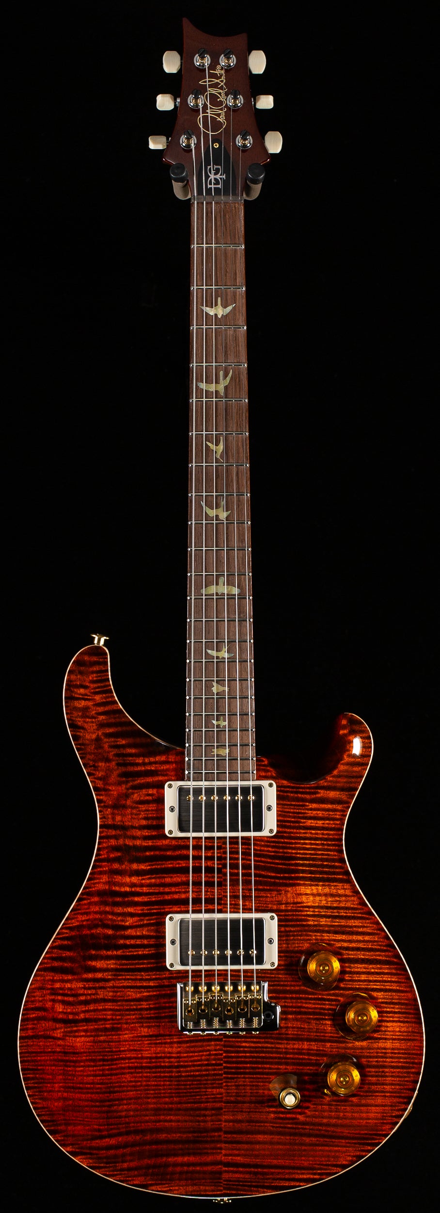 PRS Wood Library Willcutt Exclusive DGT Korina Neck Orange Tiger 10 Top (280)