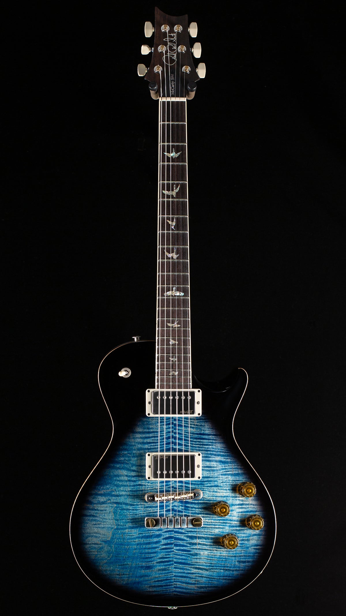 PRS McCarty 594 Singlecut Faded Blue Jean Smokeburst (484)