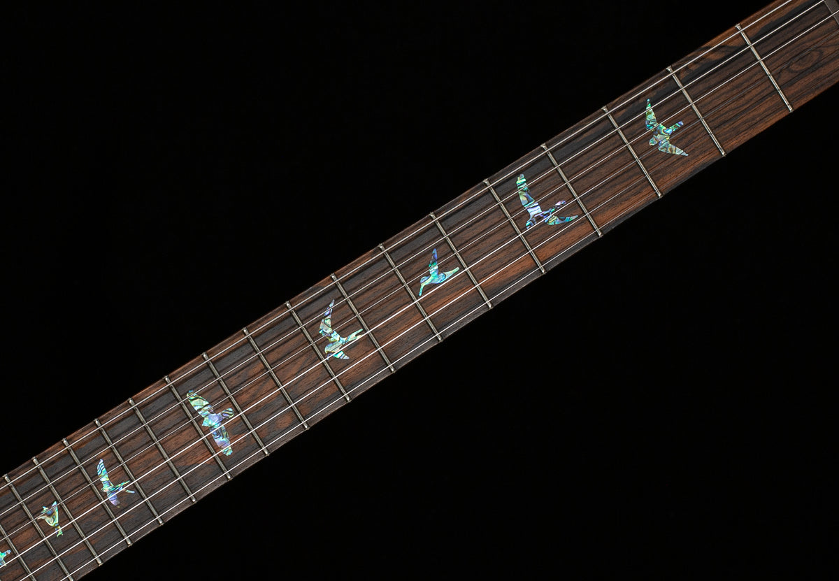 PRS Wood Library Willcutt Exclusive Custom 24-08 Rosewood Neck Cobalt Blue Quilt 10 Top Satin Finish (626)