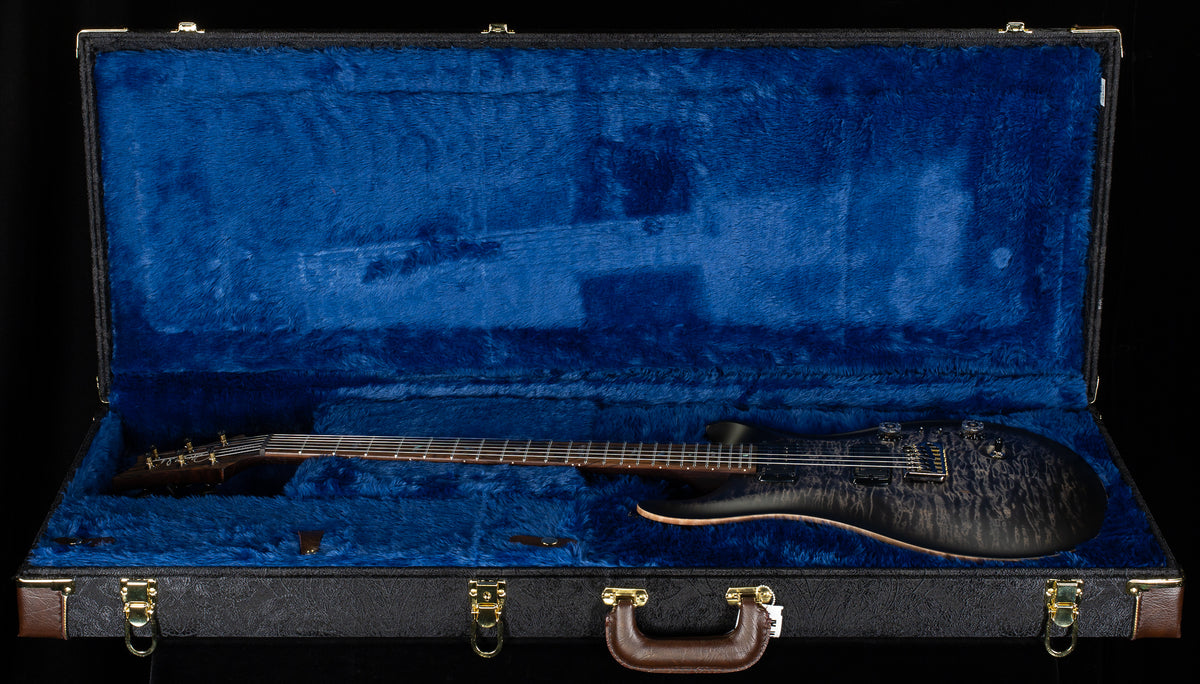 PRS Wood Library Willcutt Exclusive Custom 24-08 Rosewood Neck Charcoal Burst Quilt 10 Top Satin (628)
