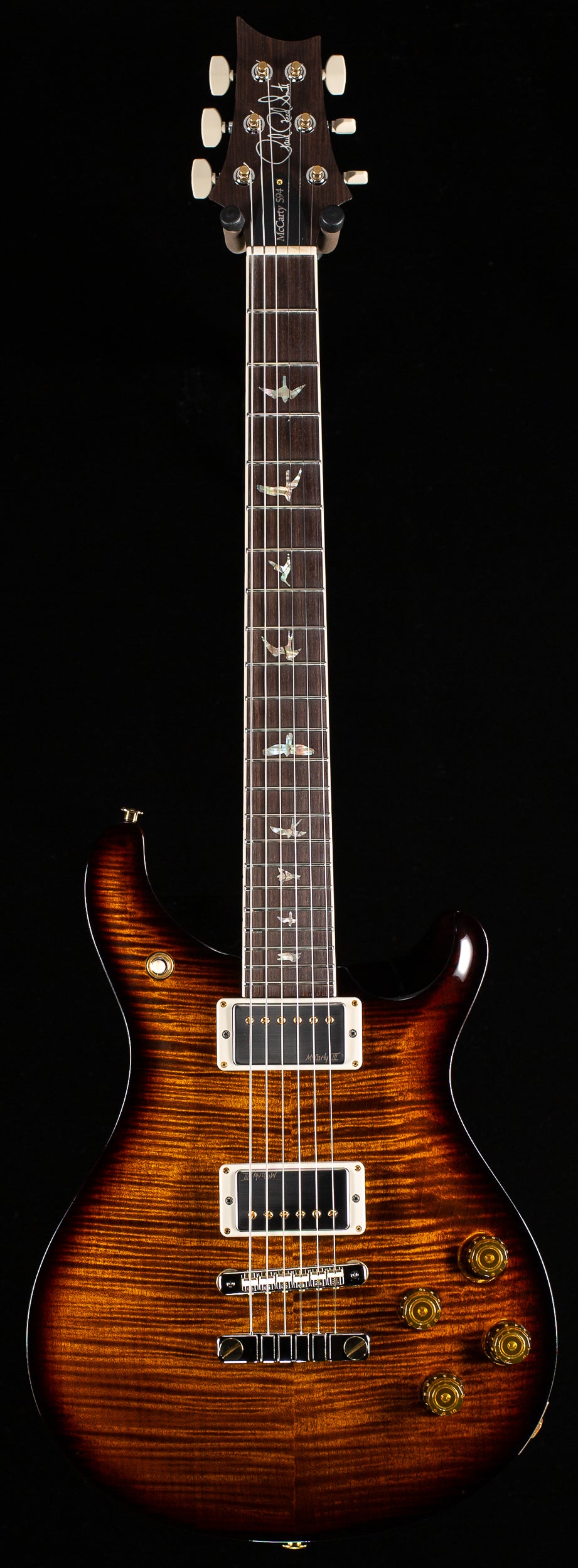 PRS McCarty 594 Black Gold Wraparound Burst 10 Top (655)