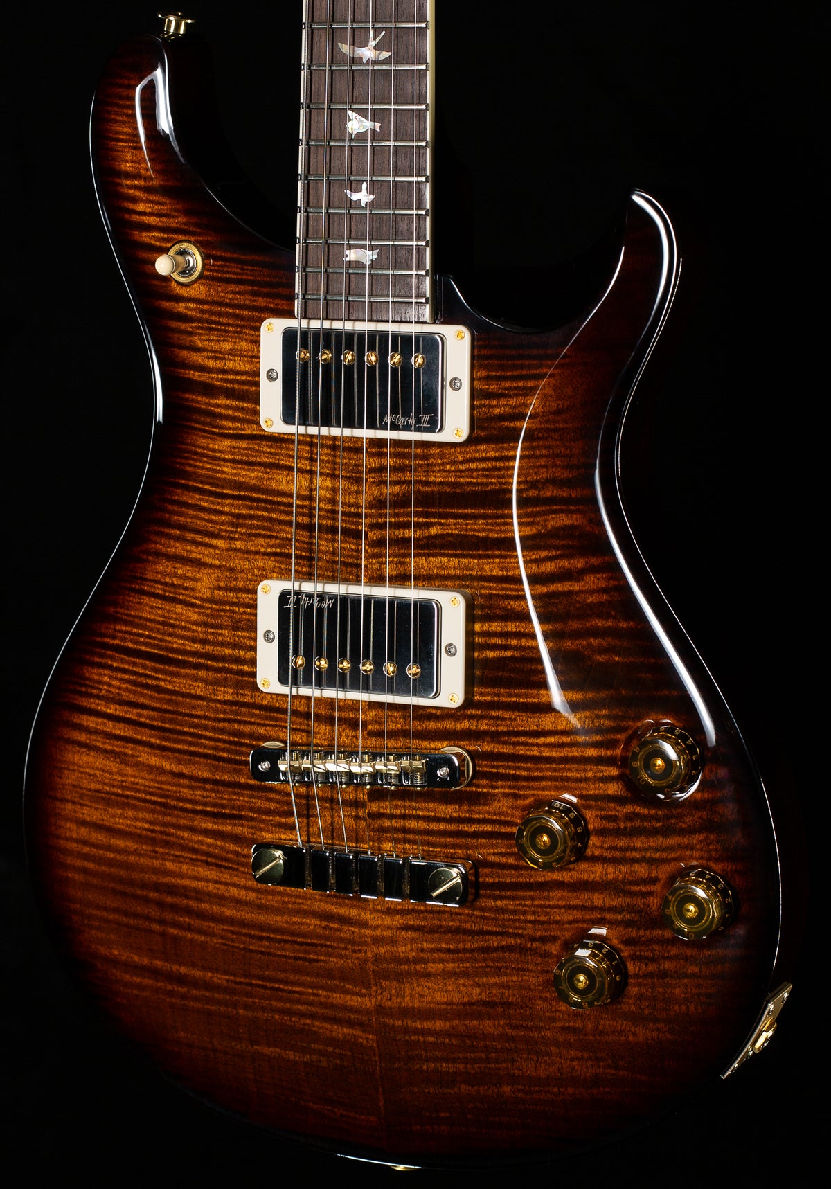 PRS McCarty 594 Black Gold Wraparound Burst 10 Top (655)