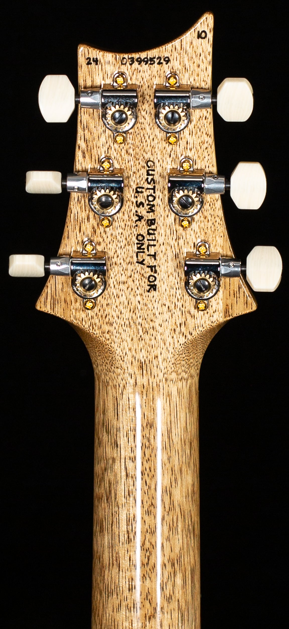 PRS Wood Library Willcutt Exclusive DGT Korina Neck Santana Yellow 10 Top (529)