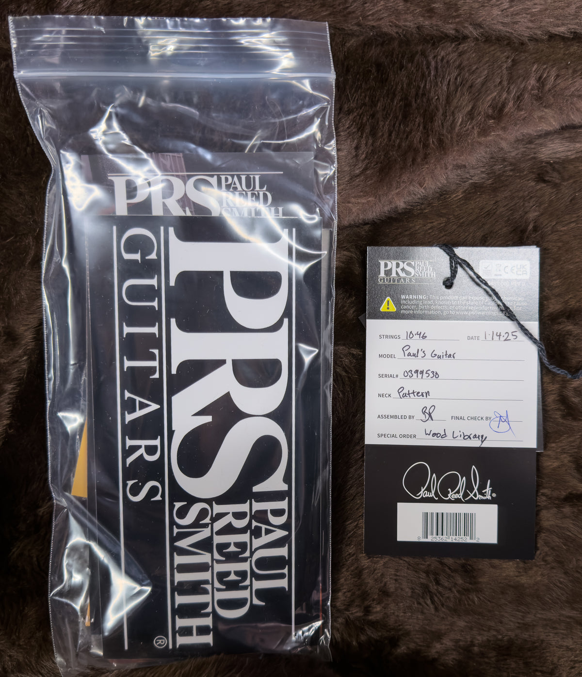 PRS Wood Library Willcutt Exclusive Paul&#39;s Guitar Copper 10 Top Rosewood Neck (530)