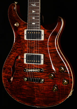 PRS Wood Library Willcutt Exclusive Semi-Hollow McCarty 594 Brazilian Rosewood Orange Tiger 10 Top (562)