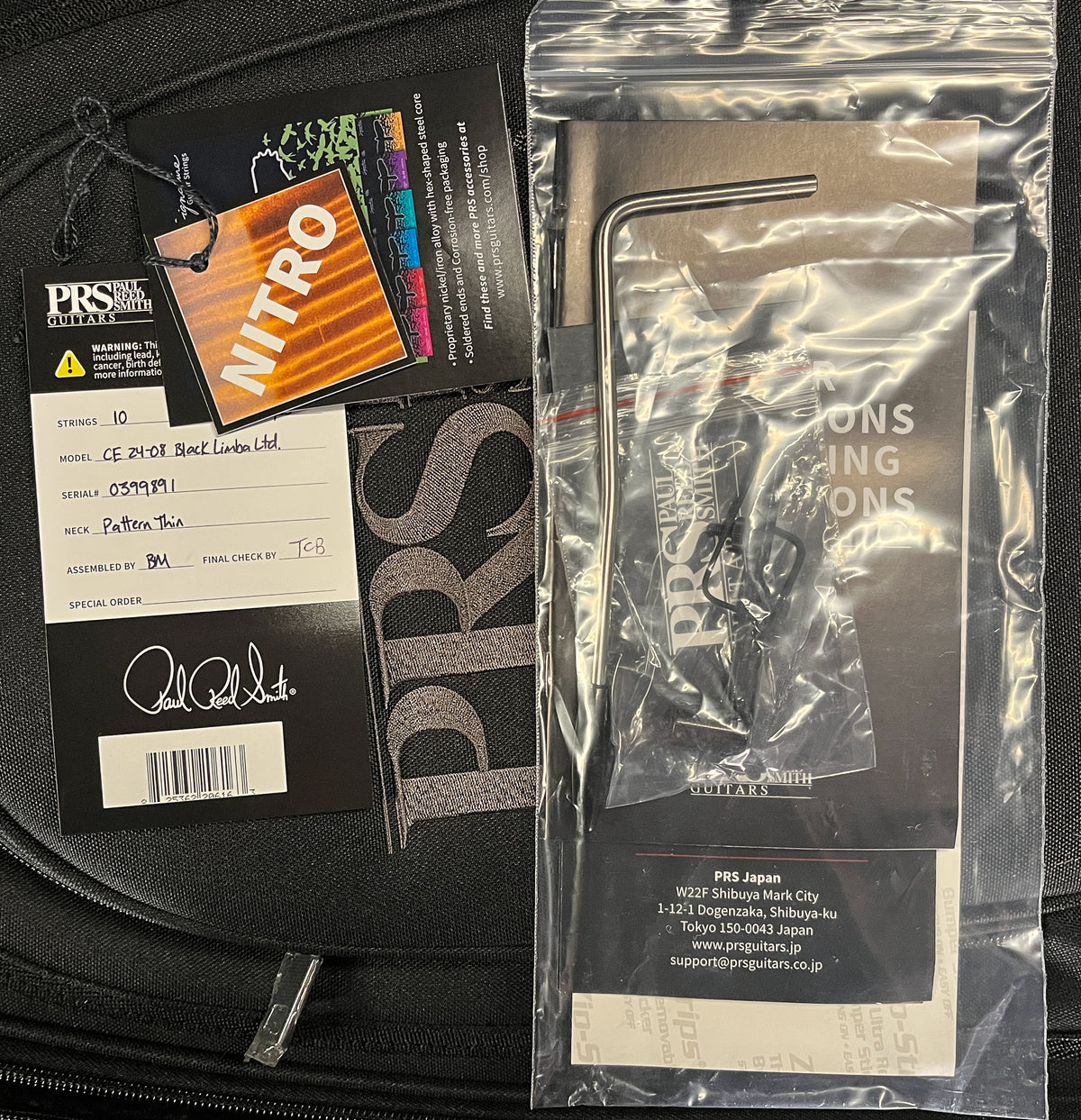 PRS CE 24-08 Black Limba Limited Edition (891)