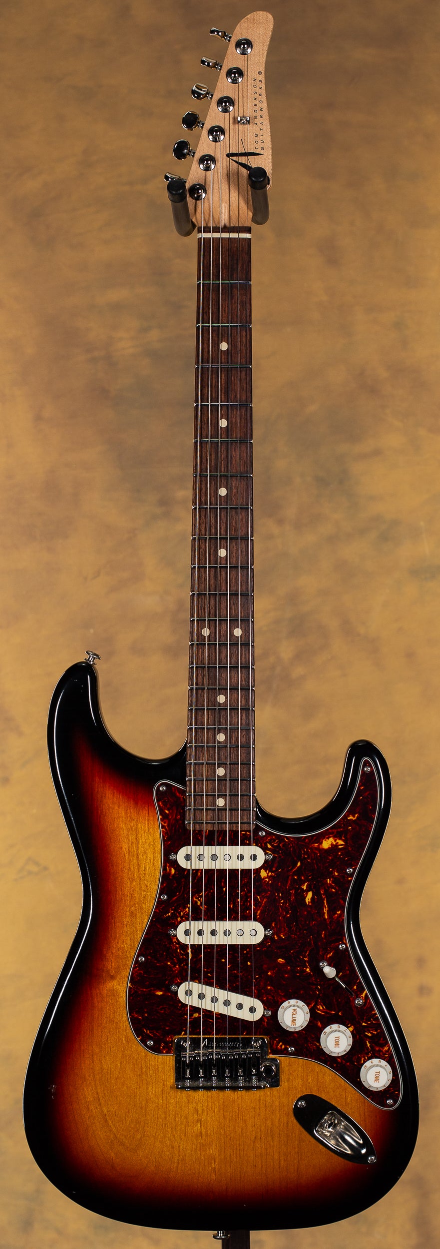 2016 Tom Anderson Icon Classic 3 Color Burst Distress Level 1