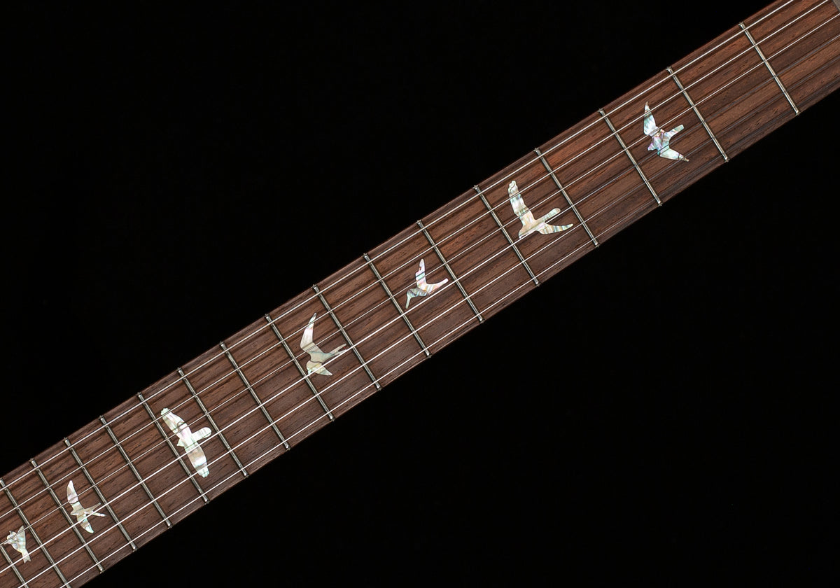 PRS Wood Library Willcutt Exclusive Special Semi-Hollow Brazilian Quilt 10 Top Fire Red to Gray Black Fade (517)