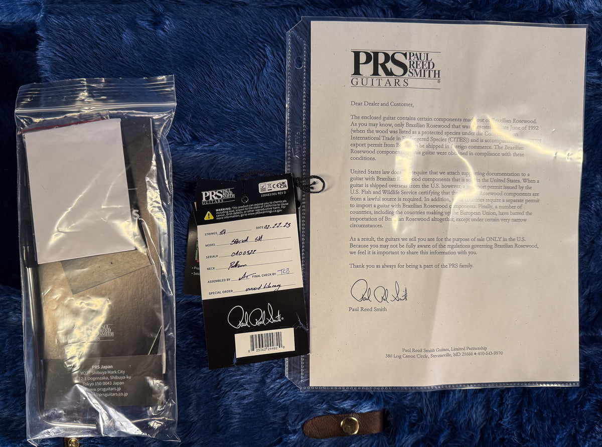 PRS Wood Library Willcutt Exclusive Special Semi-Hollow Brazilian Quilt 10 Top (522)