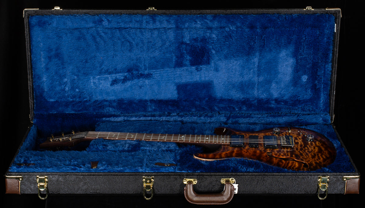 PRS Wood Library Willcutt Exclusive Special Semi-Hollow Brazilian Quilt 10 Top Copperhead Burst (590)