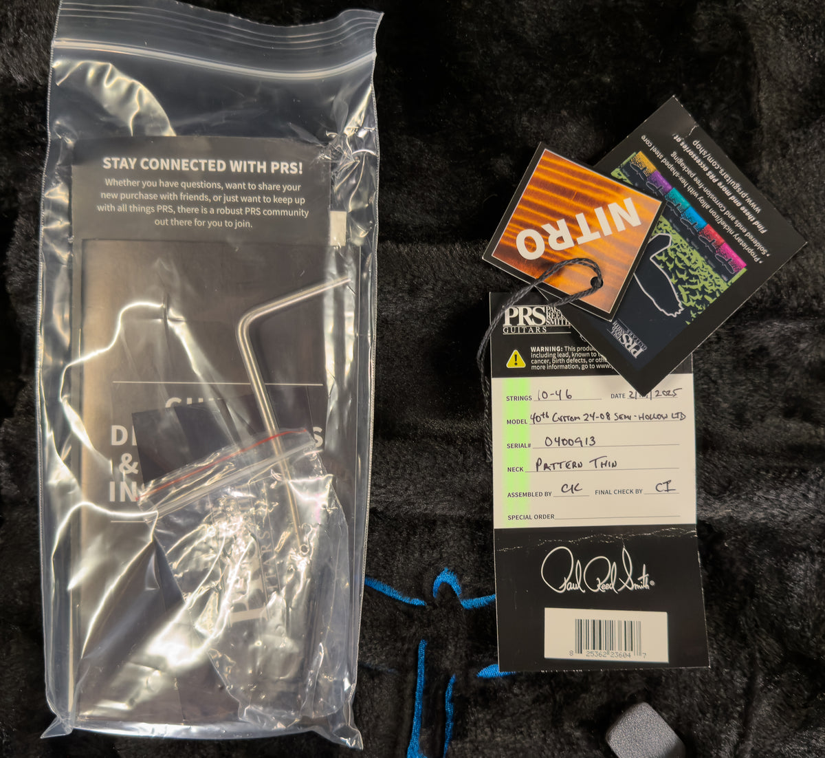 PRS 40th Anniversary Custom 24-08 Semi-Hollow 10-Top (913)