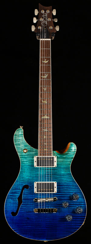 PRS Wood Library Willcutt Exclusive Semi-Hollow McCarty 594 Brazilian Rosewood Blue Fade 10 Top (922)