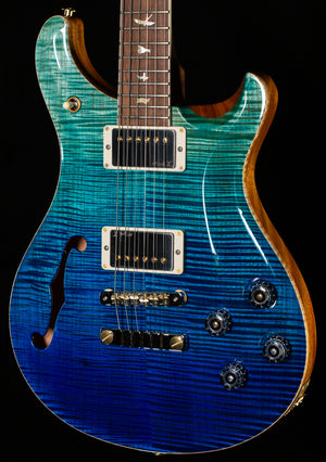 PRS Wood Library Willcutt Exclusive Semi-Hollow McCarty 594 Brazilian Rosewood Blue Fade 10 Top (922)