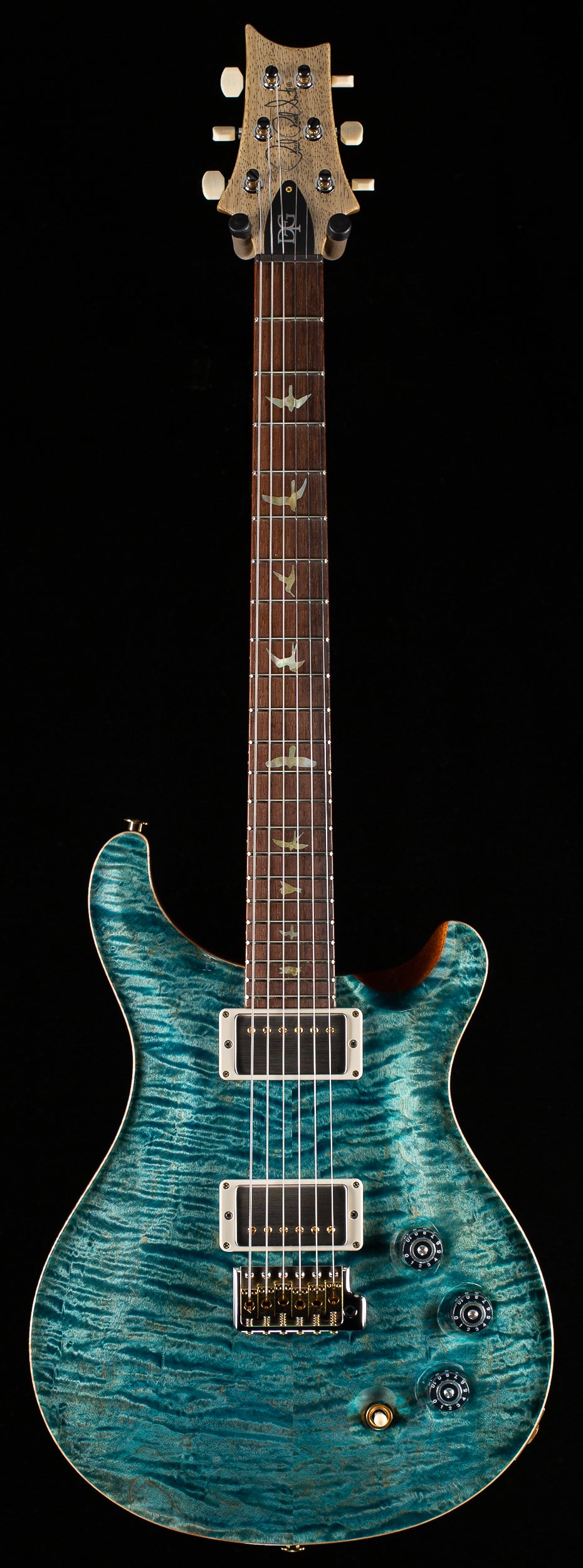PRS Wood Library Willcutt Exclusive DGT Korina Neck Aquableux 10 Top (927)
