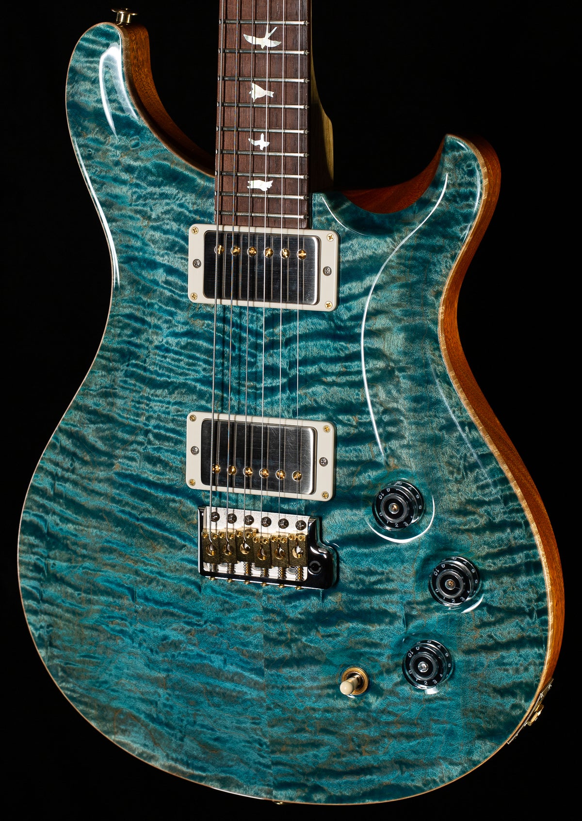 PRS Wood Library Willcutt Exclusive DGT Korina Neck Aquableux 10 Top (927)