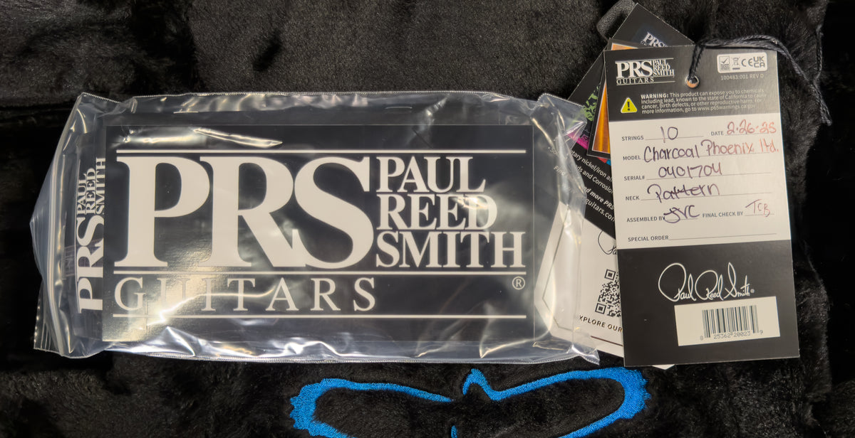 PRS Charcoal Phoenix Flame Private Stock Top (704)