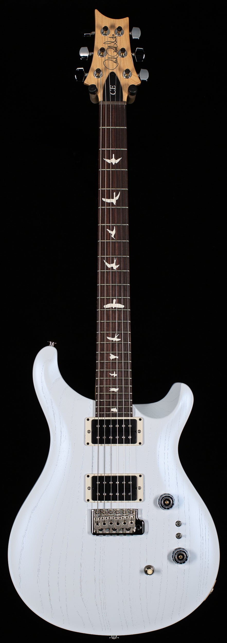 PRS CE 24-08 Swamp Ash Limited Pearl White (914)